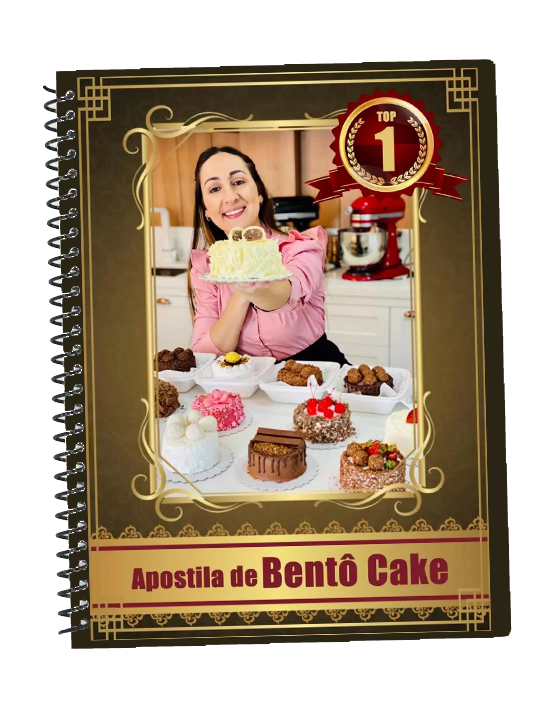 apostila com mola bento - Escola de Bolo